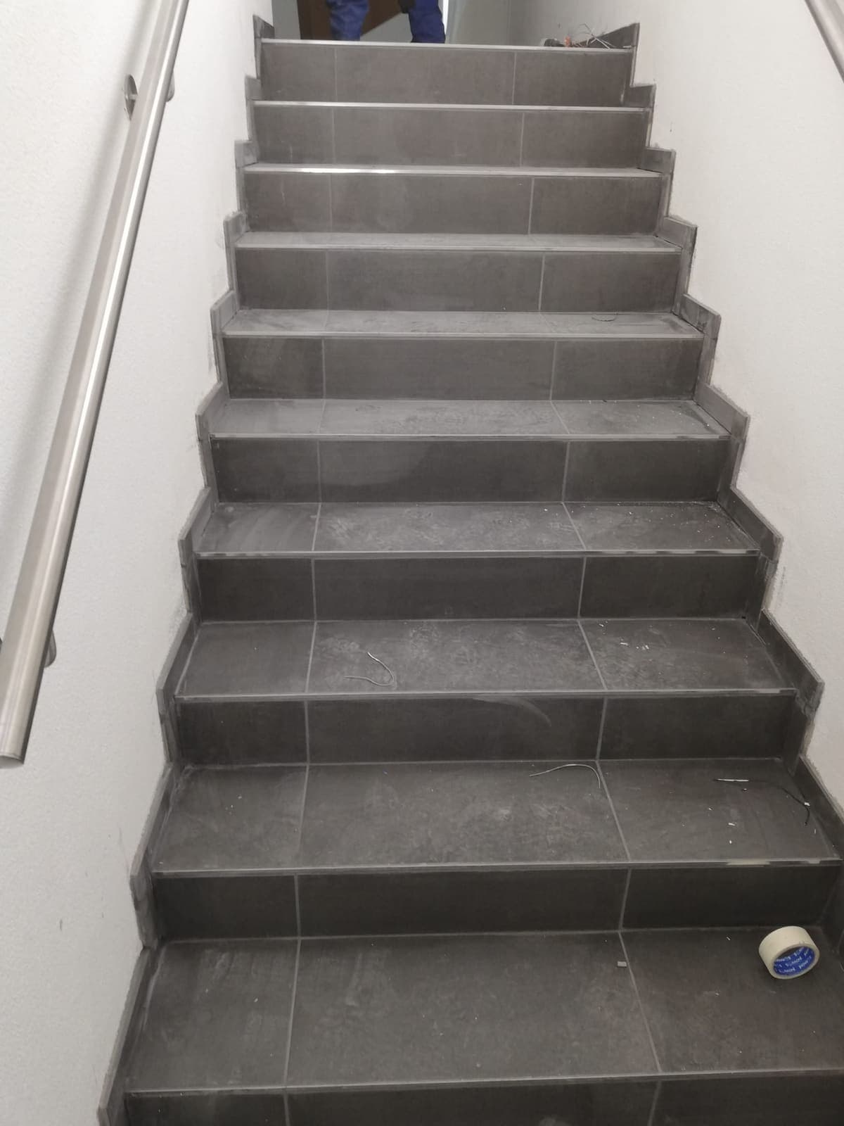 Scala rivestita in gres